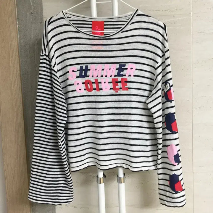 [BUNJANG] Lucky Chouette Linen Long-Sleeve T-Shirt / 럭키슈에뜨 린넨 긴팔 티셔츠 55