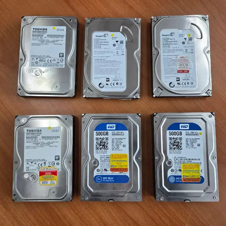 [BUNJANG] Toshiba/WD/Seagate 500GB 3.5" Internal Hard Drive / 3.5"  500G HDD 판매