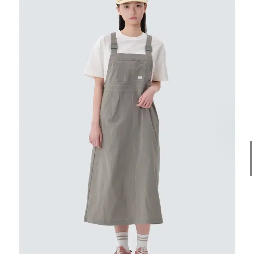 [SOLD OUT] 25ss 스노우피크 오버롤 멜빵 원피스 85