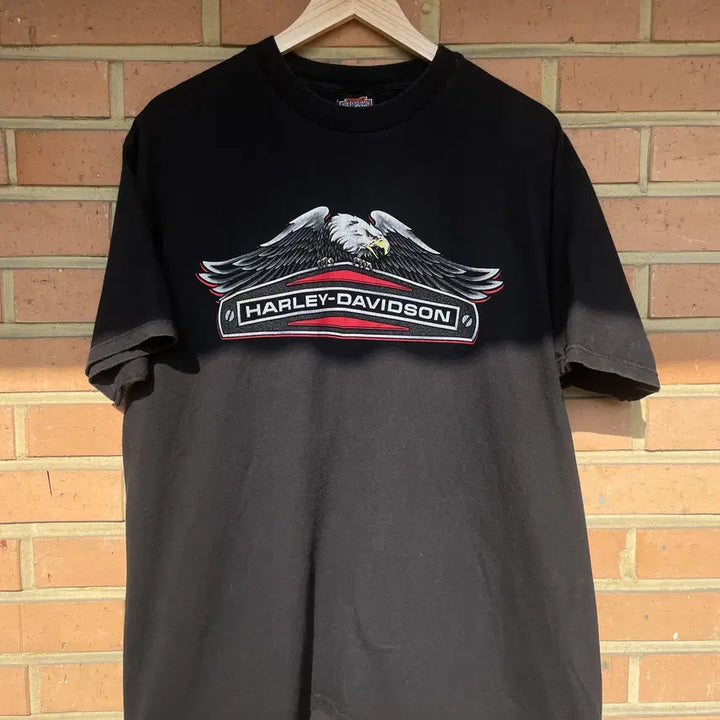 [BUNJANG] Harley Davidson 90s USA Short Sleeve T-Shirt / [XL] 90s made USA 할리데이비슨 숏 슬리브 반팔 티셔츠