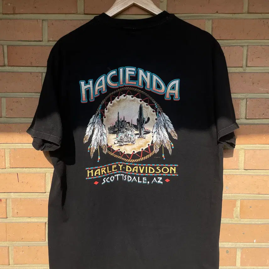 [BUNJANG] Harley Davidson 90s USA Short Sleeve T-Shirt / [XL] 90s made USA 할리데이비슨 숏 슬리브 반팔 티셔츠