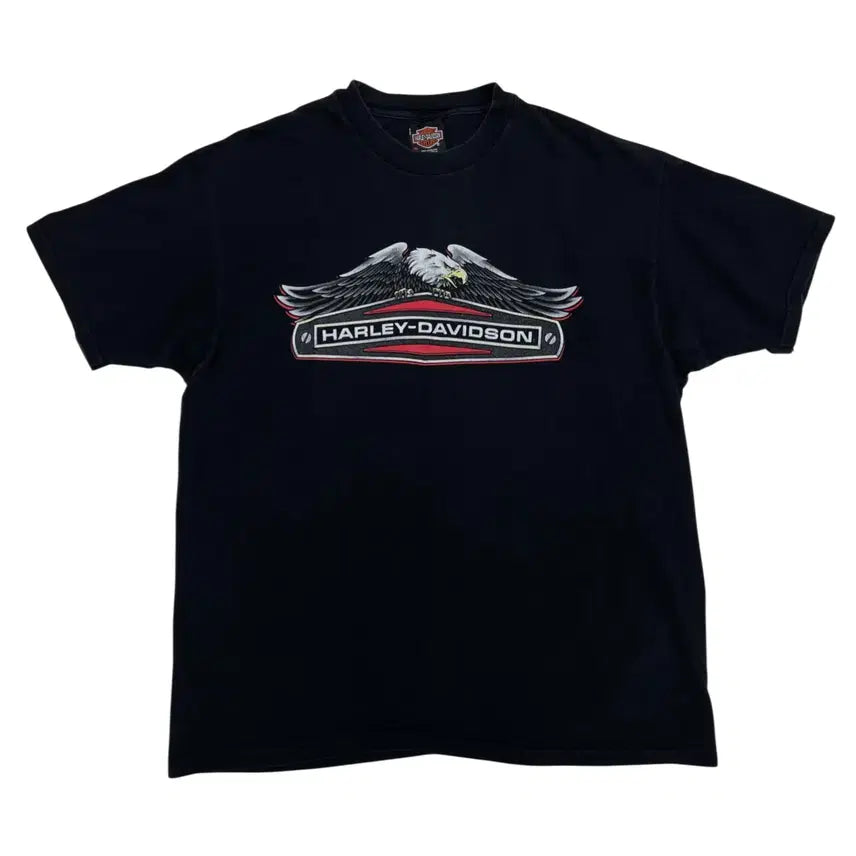 [BUNJANG] Harley Davidson 90s USA Short Sleeve T-Shirt / [XL] 90s made USA 할리데이비슨 숏 슬리브 반팔 티셔츠
