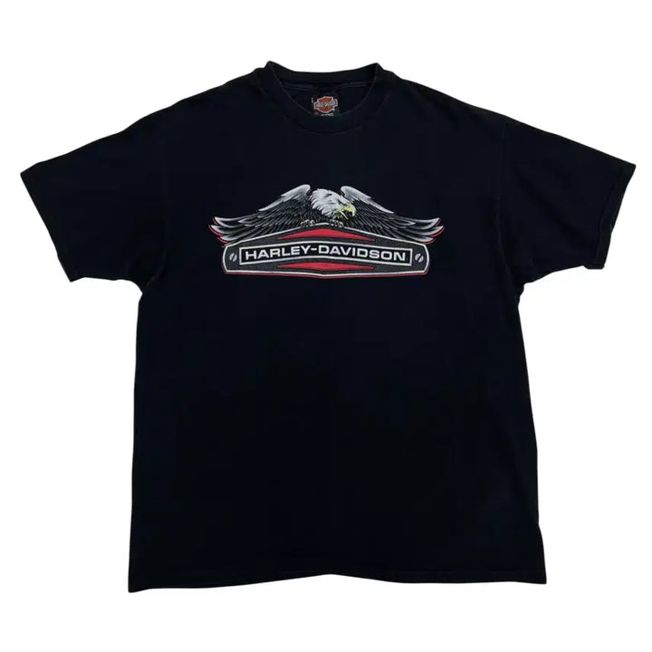 [BUNJANG] Harley Davidson 90s USA Short Sleeve T-Shirt / [XL] 90s made USA 할리데이비슨 숏 슬리브 반팔 티셔츠
