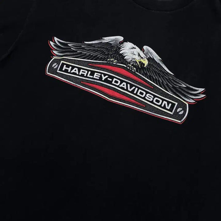 [BUNJANG] Harley Davidson 90s USA Short Sleeve T-Shirt / [XL] 90s made USA 할리데이비슨 숏 슬리브 반팔 티셔츠