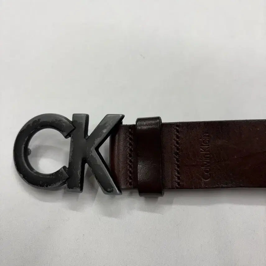 [BUNJANG] 캘빈클라인 CK 레더 벨트 / 캘빈클라인 CK 레더 벨트