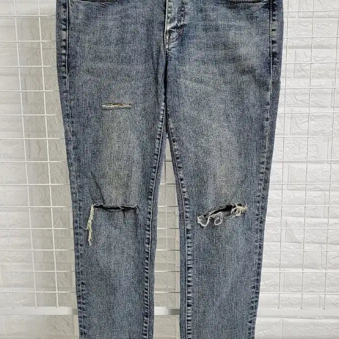 [BUNJANG] Worker Fading Washing Mupa Cutting Span Pants / [31]PIECE WORKER 피스워커 페이딩워싱 무파컷팅 스판팬츠 31