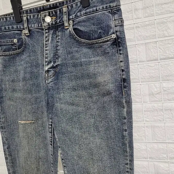 [BUNJANG] Worker Fading Washing Mupa Cutting Span Pants / [31]PIECE WORKER 피스워커 페이딩워싱 무파컷팅 스판팬츠 31