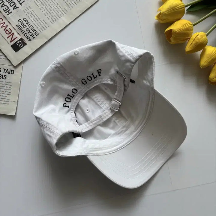 [SOLD OUT] Polo 폴로랄프로렌 골프 화이트 볼캡
