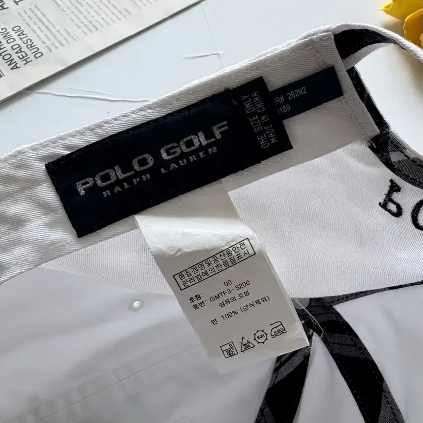 [SOLD OUT] Polo 폴로랄프로렌 골프 화이트 볼캡