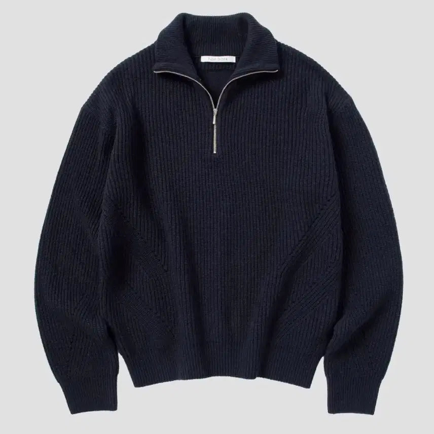 [BUNJANG] Noneblank Cashmere Blend Relaxed Fit Half-Zip / 넌블랭크 캐시미어 블렌드 루즈핏 하프집업