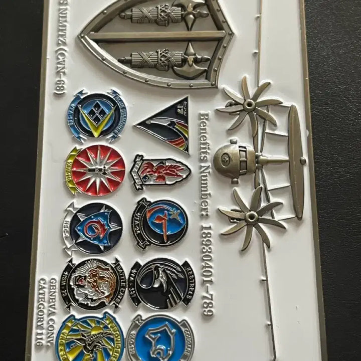 [BUNJANG] US Navy Nimitz Carrier Air Wing Coin / [항공모함 비행전대] 군대코인, 미해군코인