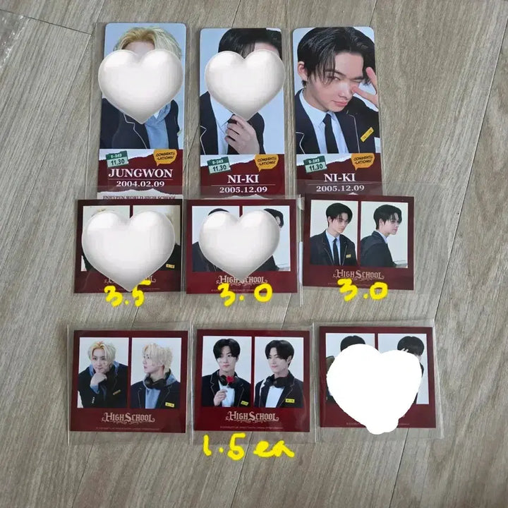 [BUNJANG] ENHYPEN Jay/Ni-Ki POB Set / 엔하이픈 월드 제이/니키 특전 세트 ENHYPEN WORLD