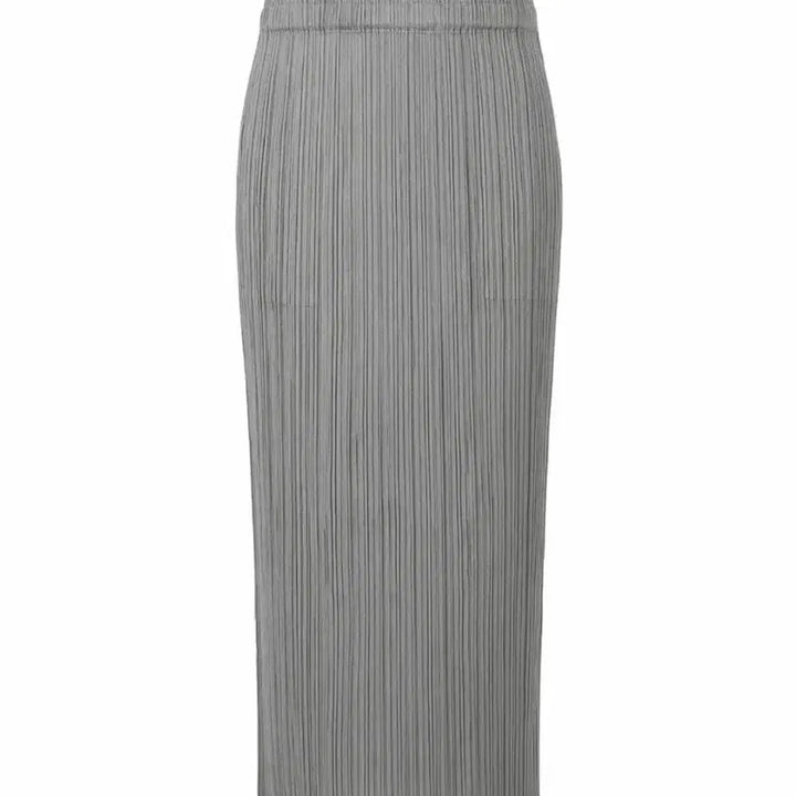 [BUNJANG] Pleats Please Basic Midi Skirt (Black, Grey, Light Grey) / 플리츠플리즈 베이직 스커트 블랙,그레이,라이트그레이