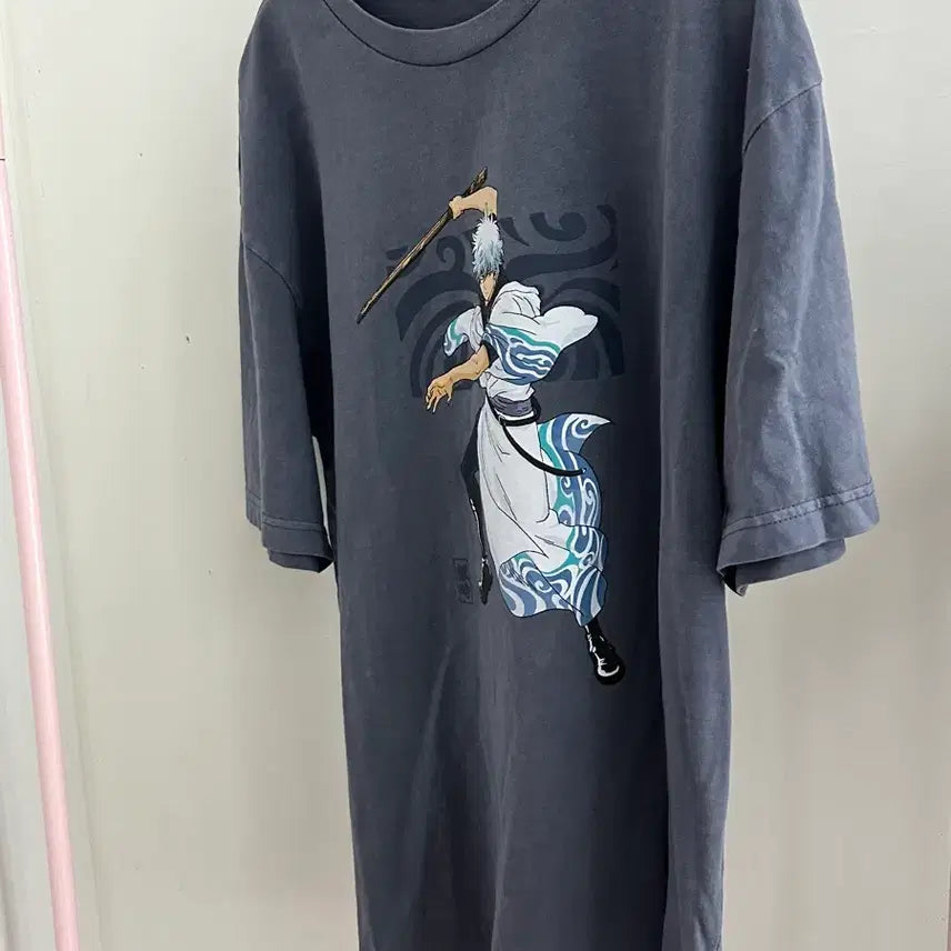 [BUNJANG] Spao Gintoki T-shirt (S Size) / 은혼 스파오 긴토키 티셔츠 S사이즈 (단순개봉/택 별도보관O)