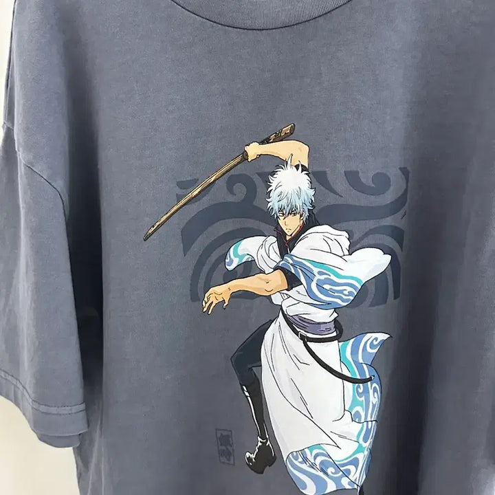[BUNJANG] Spao Gintoki T-shirt (S Size) / 은혼 스파오 긴토키 티셔츠 S사이즈 (단순개봉/택 별도보관O)