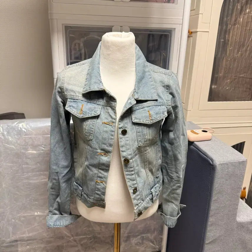 [BUNJANG] Denim Jacket / 청 데님 자켓