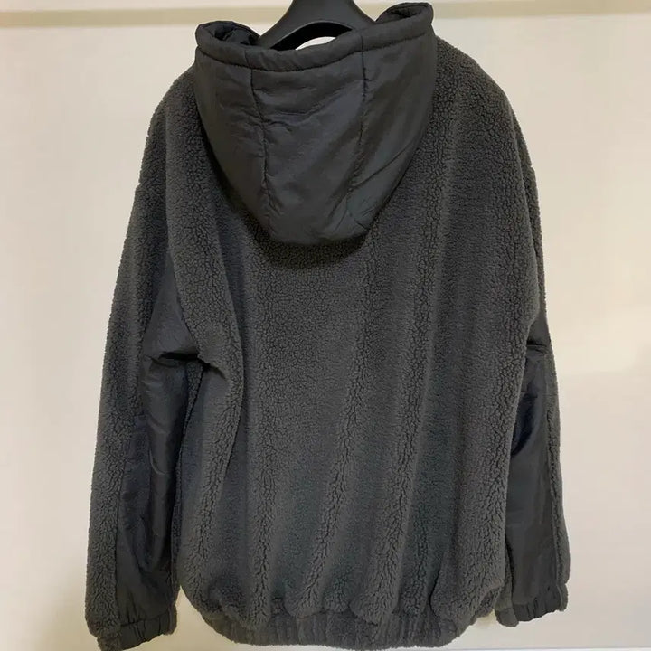 [BUNJANG] Lafarge Store Fleece Hood Jacket Charcoal S / 중고)라퍼지스토어 플리스 후드 자켓 차콜 S
