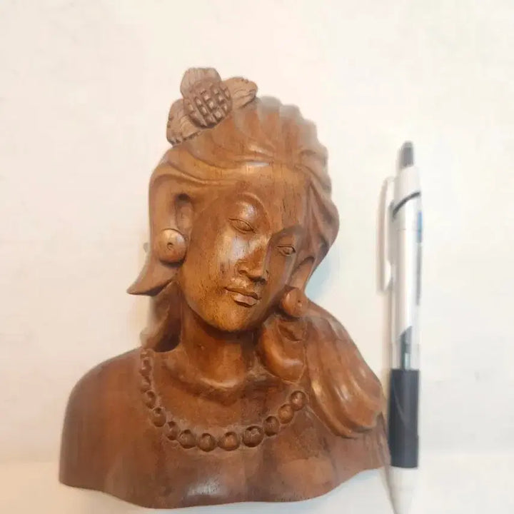 [SOLD OUT] 목각 여인 조각상 장식품