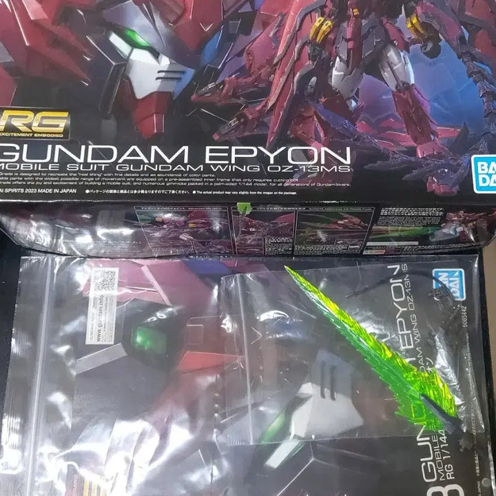 [BUNJANG] Bandai RG Gundam Epion Model Kit / 반다이 RG 에피온 건담 + 델피데칼 완성품 팝니다