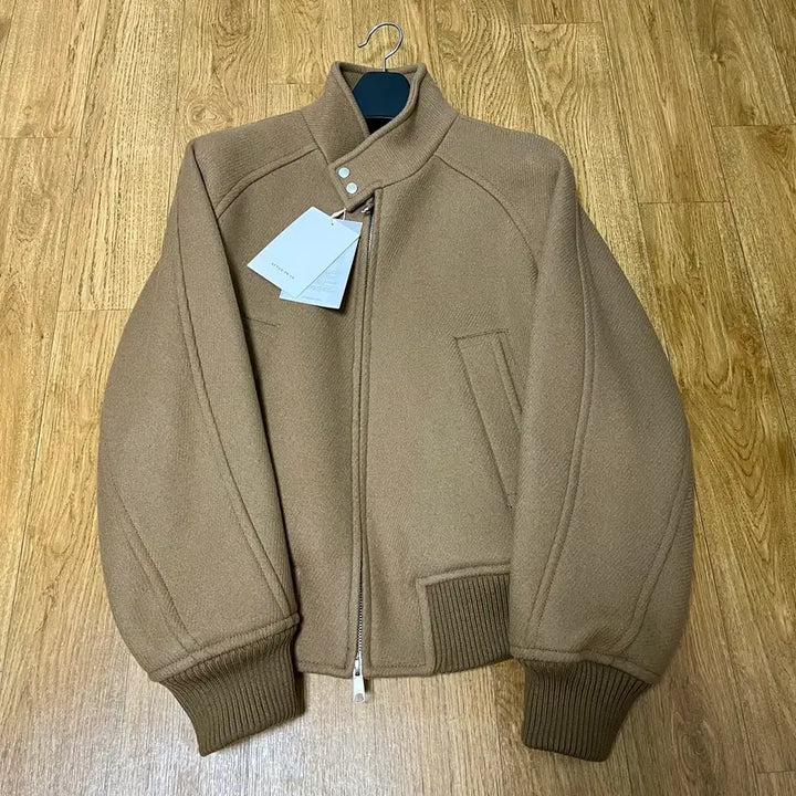 [BUNJANG] Afterpray Regaz Harrington Blouson Jacket Mocha Camel Beige (S) / 새상품 애프터프레이 리가즈 해링턴 블루종 자켓 모카 카멜 베이지 s사이즈