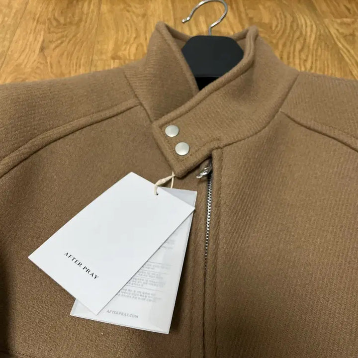 [BUNJANG] Afterpray Regaz Harrington Blouson Jacket Mocha Camel Beige (S) / 새상품 애프터프레이 리가즈 해링턴 블루종 자켓 모카 카멜 베이지 s사이즈