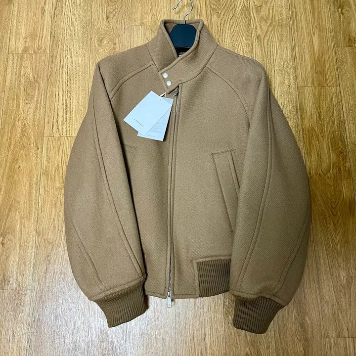 [BUNJANG] Afterpray Regaz Harrington Blouson Jacket Mocha Camel Beige (S) / 새상품 애프터프레이 리가즈 해링턴 블루종 자켓 모카 카멜 베이지 s사이즈