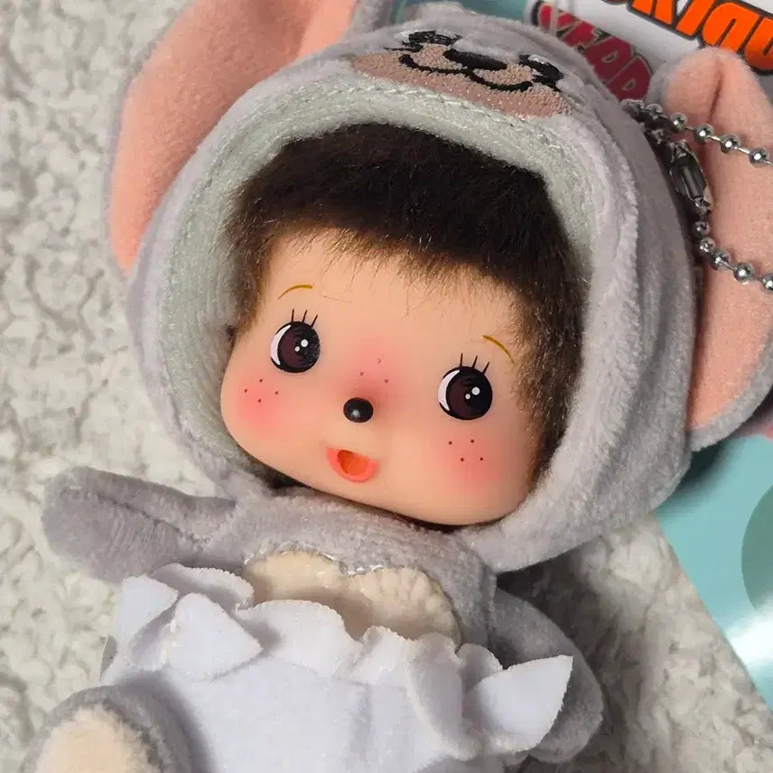 [BUNJANG] Tom and Jerry Bebichhichi Monchhichi Keyring / 톰과 제리 콜라보 베비치치 몬치치 키링 정품 공식 인형