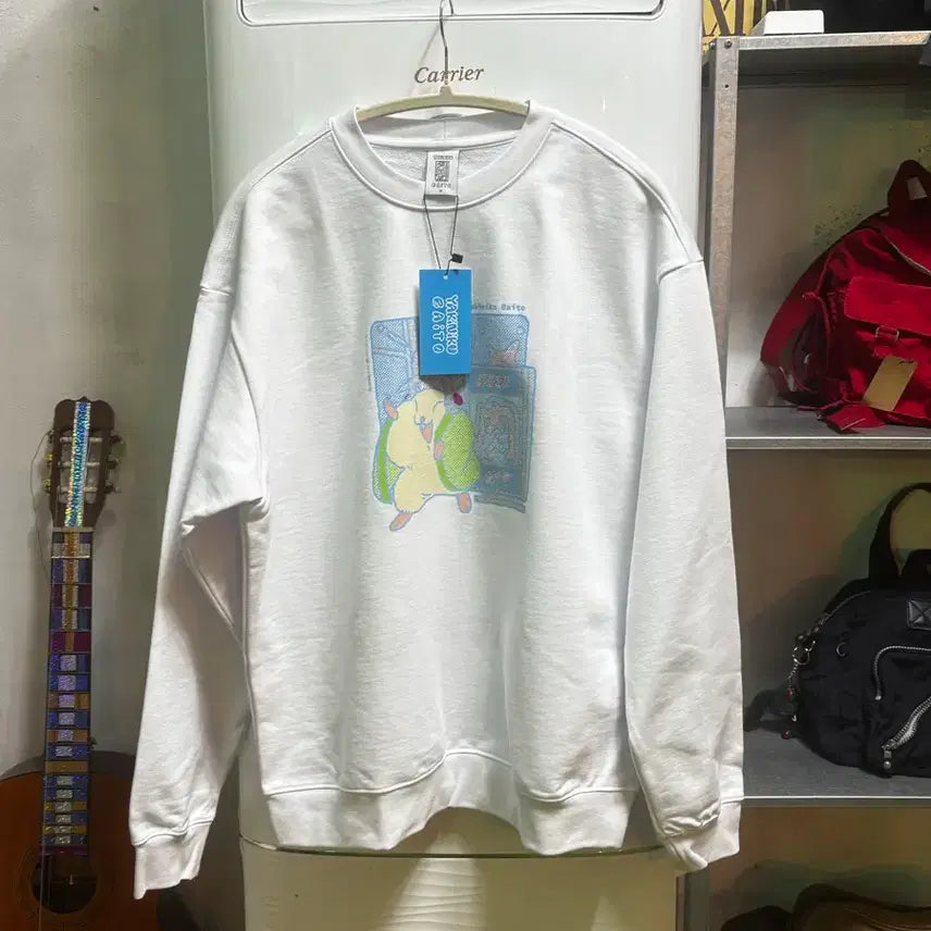 [BUNJANG] Woowakgoodz Yakiniku Sweatshirt / 우왁굳즈 야키니꾸 맨투맨/새상품