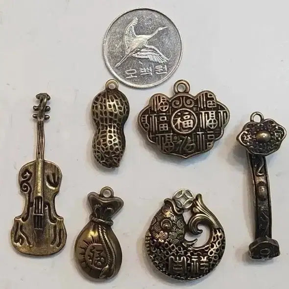 [BUNJANG] Brass Retro Pendant Collection / 황동 복고풍 펜던트 모음