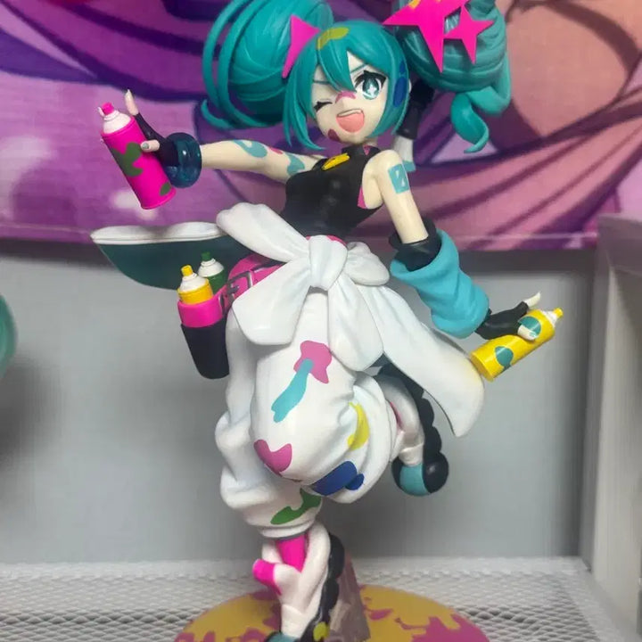 [BUNJANG] Furyu Hatsune Miku Paint Girl Figure / 후류 하츠네 미쿠 페인트걸 피규어