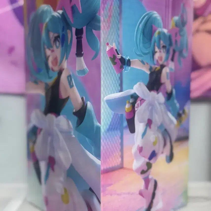 [BUNJANG] Furyu Hatsune Miku Paint Girl Figure / 후류 하츠네 미쿠 페인트걸 피규어