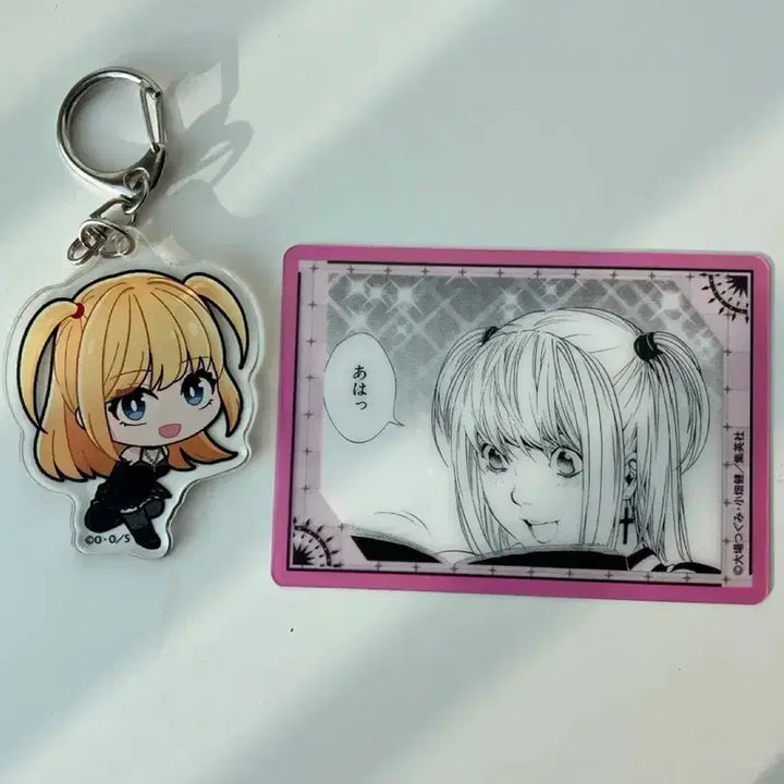 [BUNJANG] Death Note Misa Amane Original Artwork Acrylic Keyring / <급전> 데스노트 미사 원화 후아보카 카드 아크릴 키링