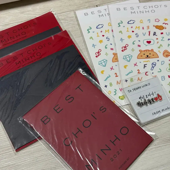 [BUNJANG] SHINee Minho Best Choice 2021 Fanmeeting Goods Bundle Set / 샤이니 민호 베스트초이스 민호 2021 팬미팅 굿즈 일괄