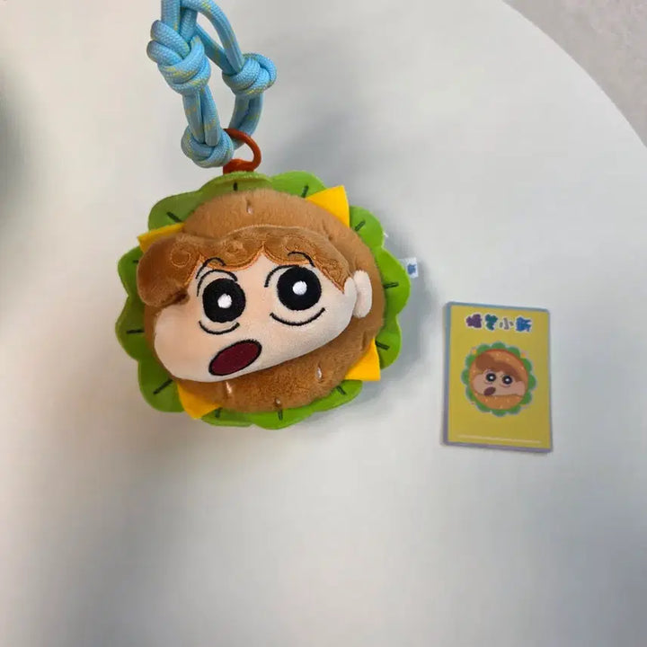 [BUNJANG] Crayon Shin-chan Food Series Pouch Keychain Charm - Anya Hamburger (Secret) / 짱구 푸드 시리즈 파우치 키링 지갑 음식 인형 짱아 햄버거 베이커리
