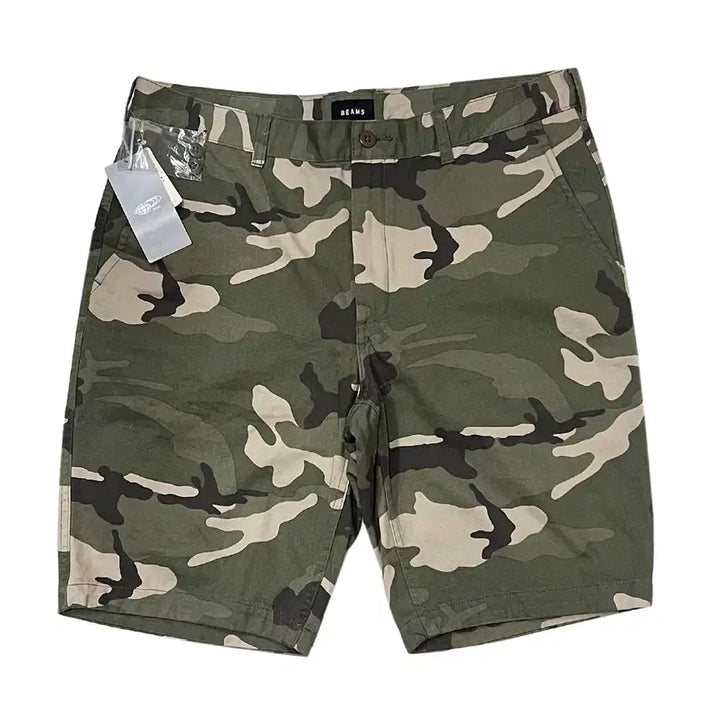 [BUNJANG] BEAMS Olive Camo Shorts XL / BEAMS 빔즈 데드스탁 올리브 카모 쇼츠 반바지 XL