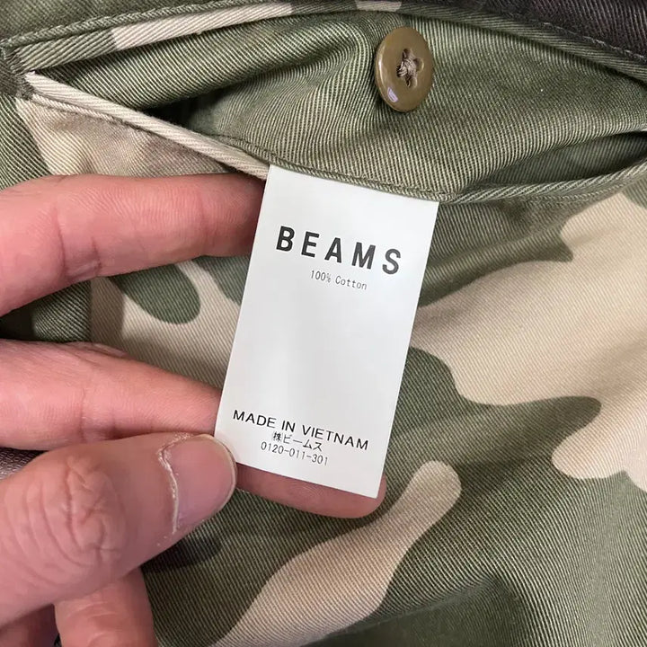 [BUNJANG] BEAMS Olive Camo Shorts XL / BEAMS 빔즈 데드스탁 올리브 카모 쇼츠 반바지 XL
