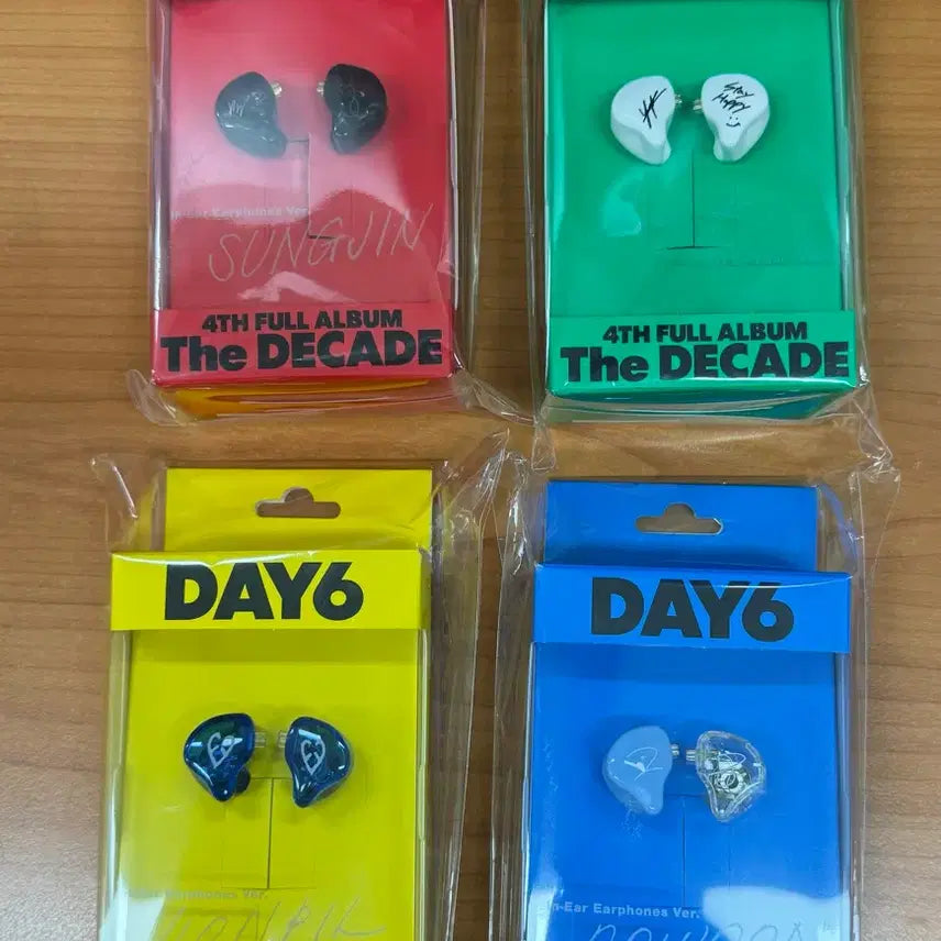 [BUNJANG] DAY6 The Decade Earphones Bundle Set / DAY6 The Decade 이어폰 멤버별 풀세트