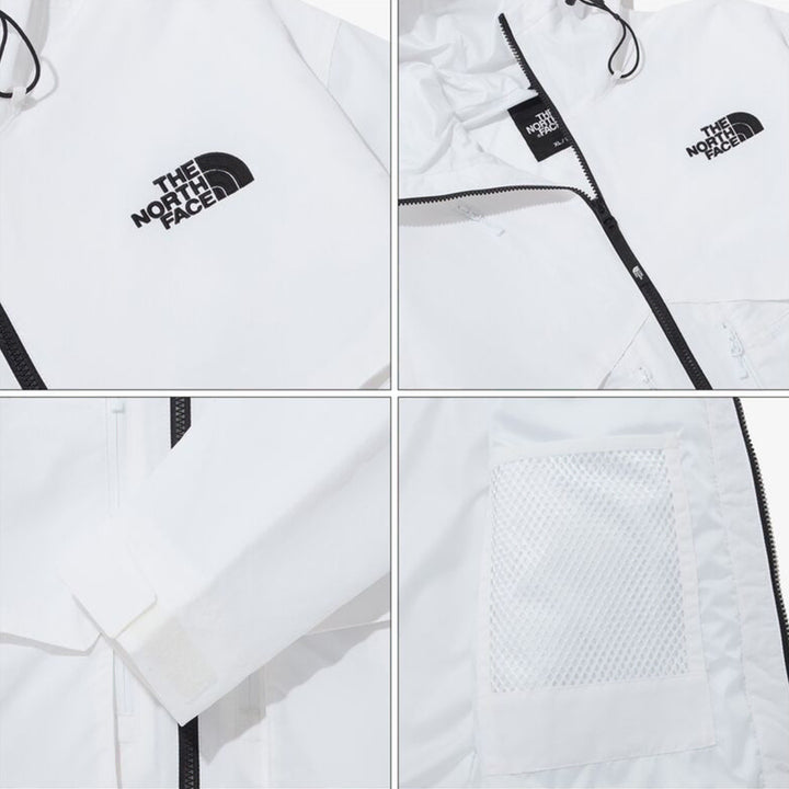 [BUNJANG] The North Face Gear Ridge Camping Jacket Flame Retardant Material White / 새) 노스페이스 기어 릿지 캠핑 자켓 난연소재 화이트