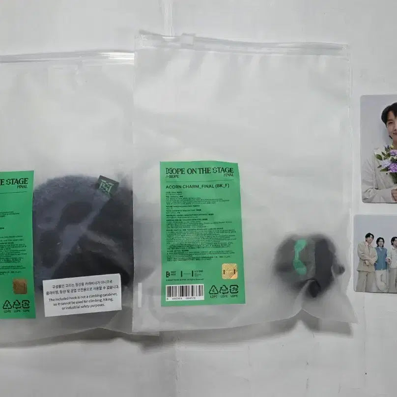 [BUNJANG] BTS J-Hope Hope On The Street Final Pouch + Acorn Keyring / BTS 제이홉 홉온스 파이널 도토리 파우치 + 도토리 키링