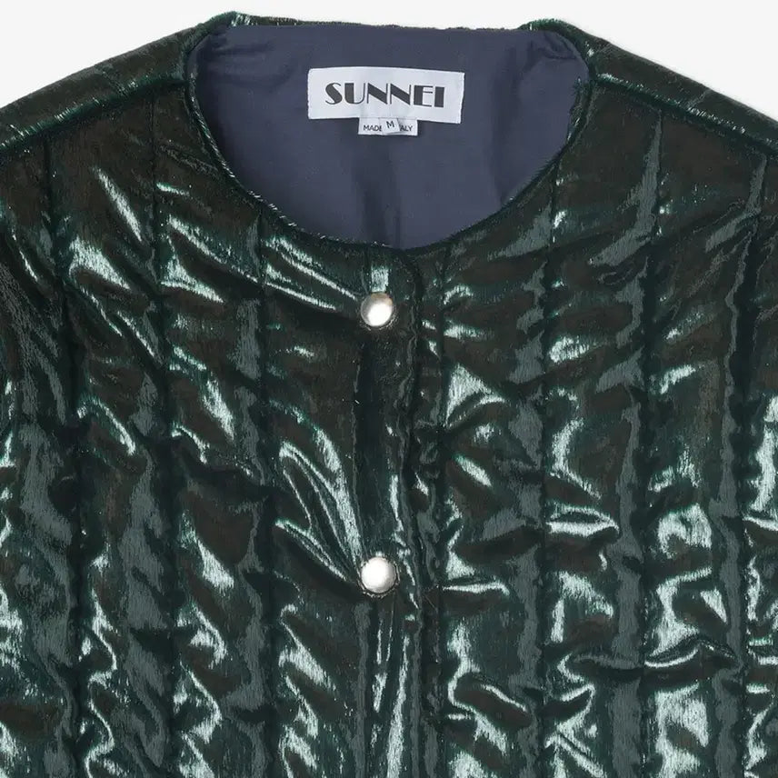 [BUNJANG] SUNNEI Quilted Jacket Green XS / 써네이 SUNNEI 퀼티드 재킷 자켓 그린 XS사이즈