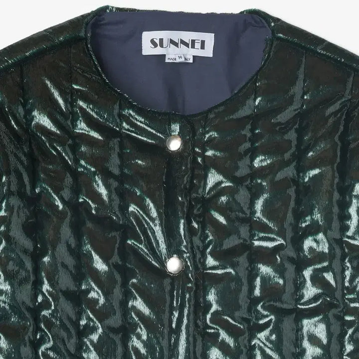 [BUNJANG] SUNNEI Quilted Jacket Green XS / 써네이 SUNNEI 퀼티드 재킷 자켓 그린 XS사이즈