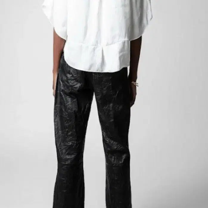 [BUNJANG] ZADIG &amp; VOLTAIRE Taro Satin Wing Sleeve Blouse / 쟈딕앤볼테르 Taro 새틴 윙 슬리브 블라우스