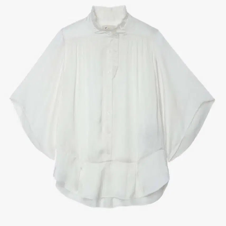 [BUNJANG] ZADIG &amp; VOLTAIRE Taro Satin Wing Sleeve Blouse / 쟈딕앤볼테르 Taro 새틴 윙 슬리브 블라우스