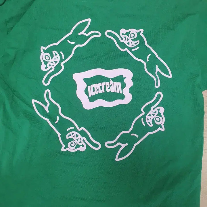 [BUNJANG] BBC Ice Cream Green Short-Sleeved T-shirt / BBC아이스크림 그린 반팔 티셔츠