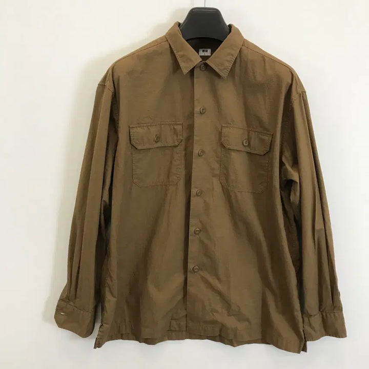 [BUNJANG] Uniqlo Military Ripstop Shirt [L] / 유니클로 밀리터리 립스탑 셔츠 [L]