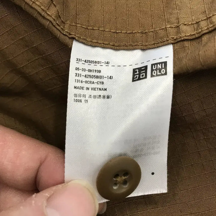 [BUNJANG] Uniqlo Military Ripstop Shirt [L] / 유니클로 밀리터리 립스탑 셔츠 [L]