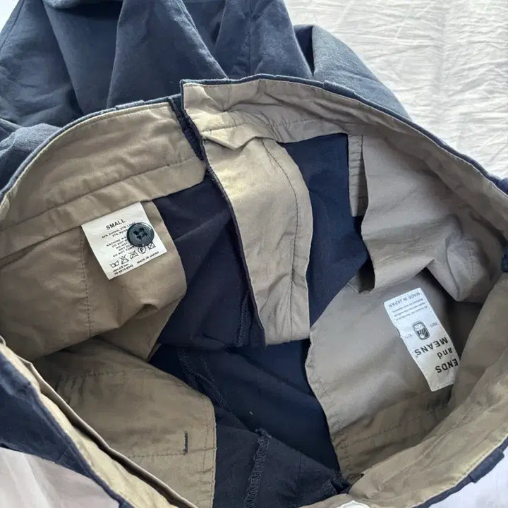 [BUNJANG] Ends and Means Work Chino Pants Navy [Size S] / 엔즈앤드민즈 워크 치노팬츠 [S] 네이비