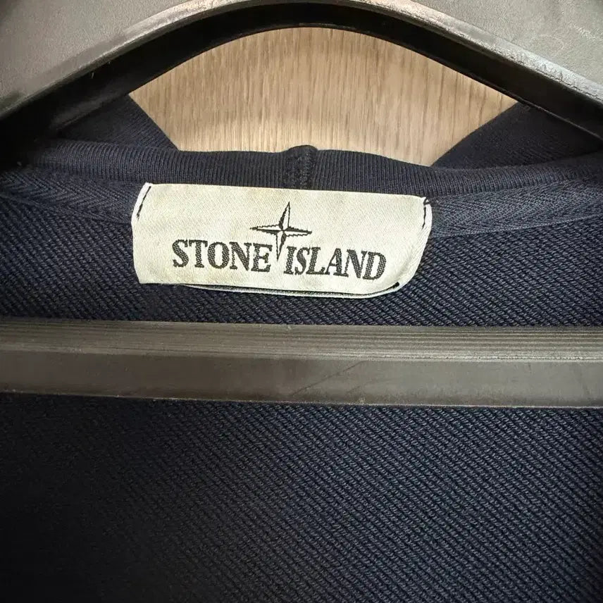 [BUNJANG] Stone Island Hooded Zip-Up Set Navy / 스톤아일랜드 후드집업 셋업 네이비