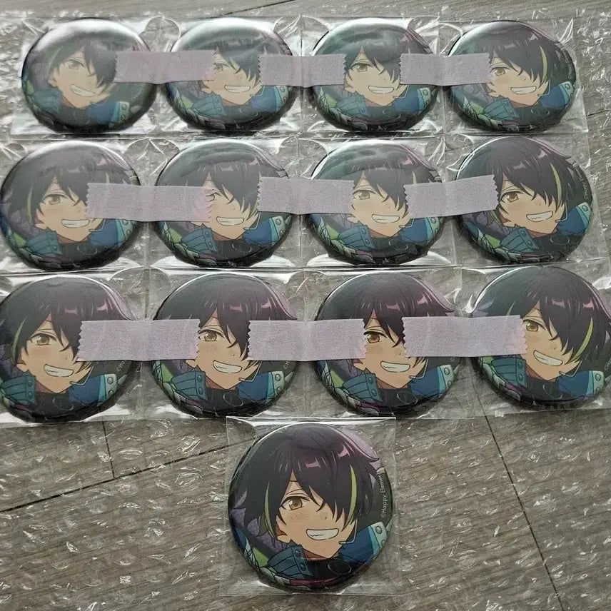 [BUNJANG] Ensemble Stars! January Ibecore Can Badge Shinobu Bundle Set / (일괄) 앙스타 1월 이베코레 캔뱃지 시노부