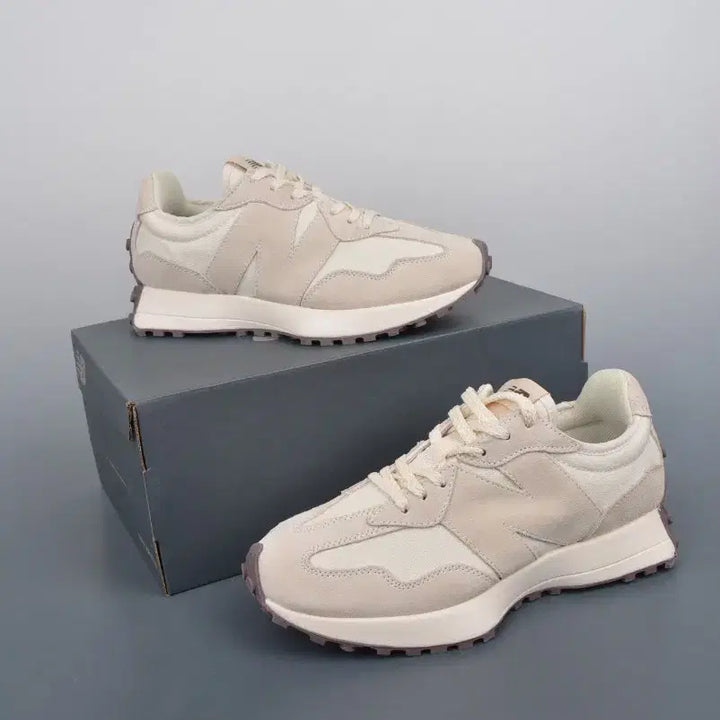[BUNJANG] New Balance 327 Ivory Sneakers (Size 220) / 뉴발란스 327 아이보리 운동화 사이즈:220